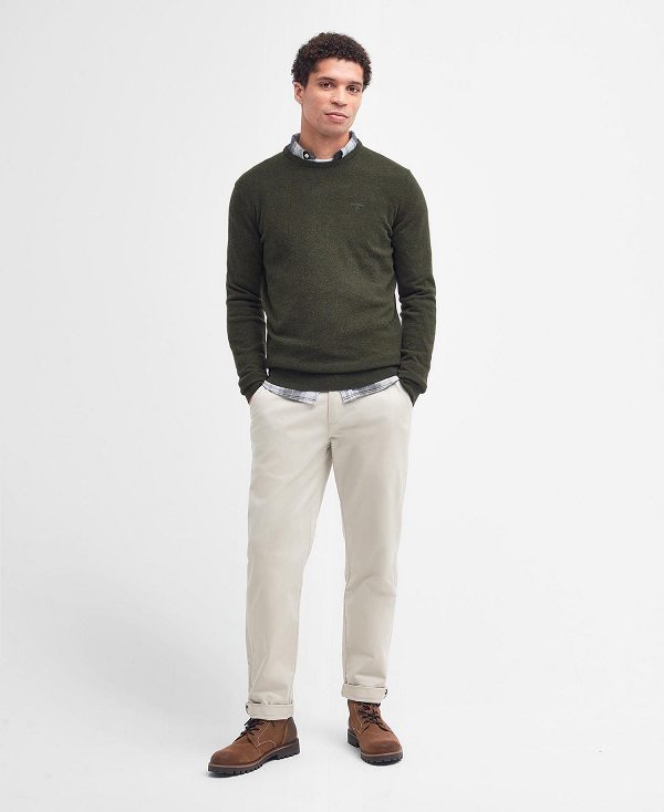 Barbour Essential Crew Neck Sweatshirt γκρι | BABO88546