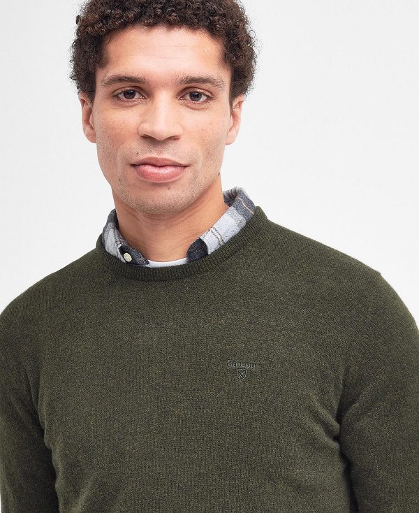 Barbour Essential Crew Neck Sweatshirt γκρι | BABO88546