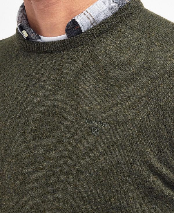 Barbour Essential Crew Neck Sweatshirt γκρι | BABO88546
