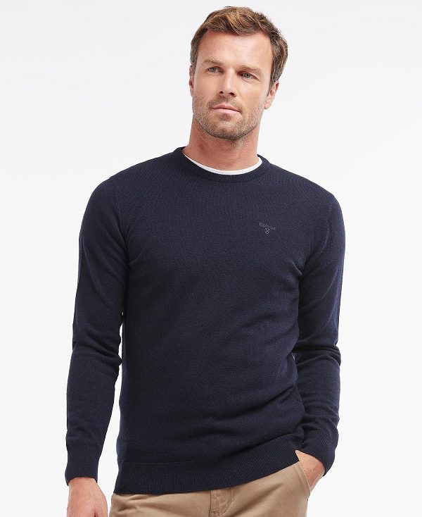 Barbour Essential Crew Neck Sweatshirt γκρι | BABO88563