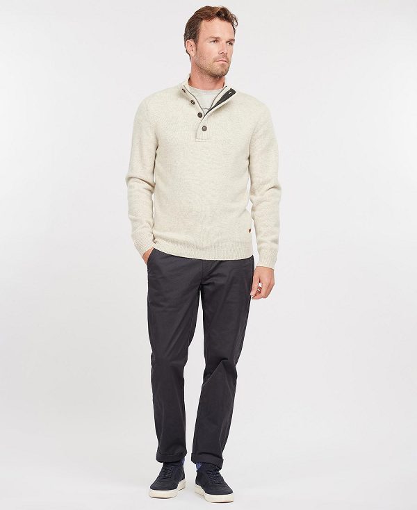 Barbour Essential Elbow Patch Sweatshirt μπλε | BABO88506