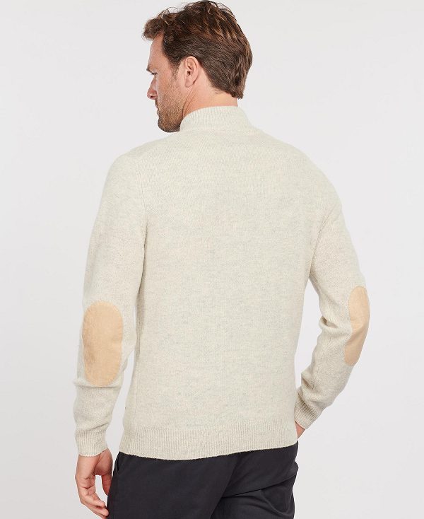 Barbour Essential Elbow Patch Sweatshirt μπλε | BABO88506