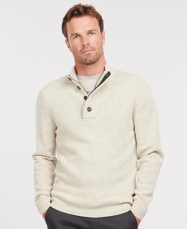 Barbour Essential Elbow Patch Sweatshirt μπλε | BABO88506