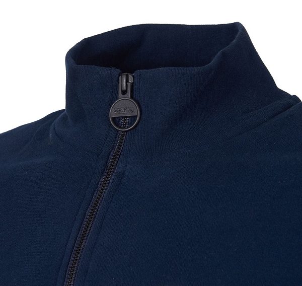Barbour Essential Half-zip Sweatshirt σκουρο μπλε | BABO88429