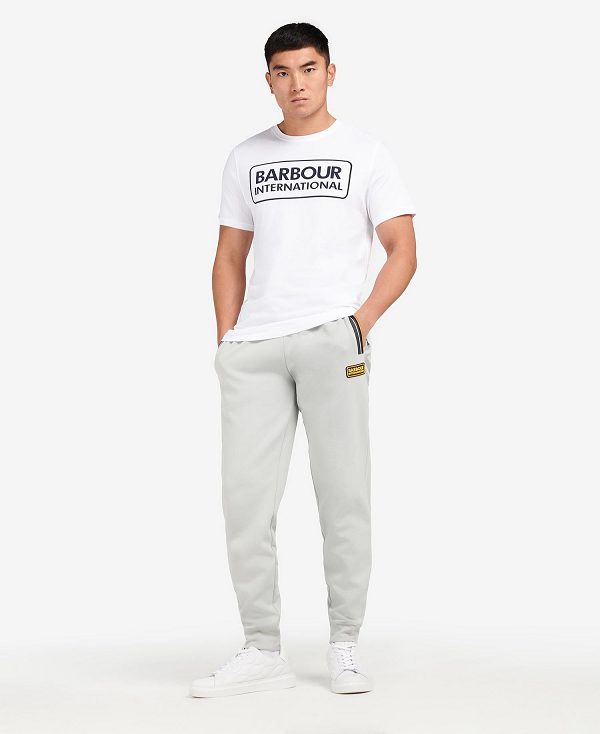 Barbour Essential Large Logo T-shirt ασπρα | BABO88278