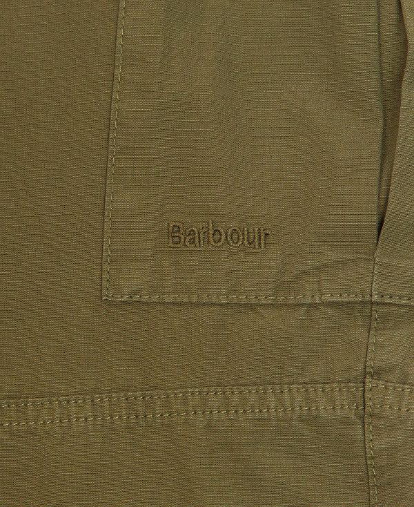 Barbour Essential Ripstop Cargo Trousers σκούρο πρασινο | BABO88738
