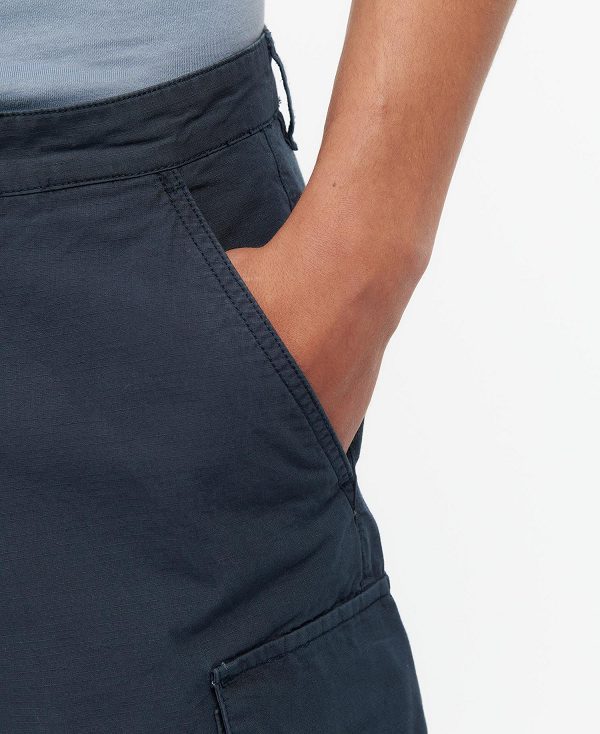 Barbour Essential Ripstop Cargo Trousers σκουρο μπλε | BABO88756