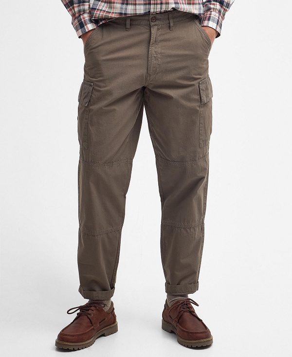 Barbour Essential Ripstop Cargo Trousers Χακί | BABO88766