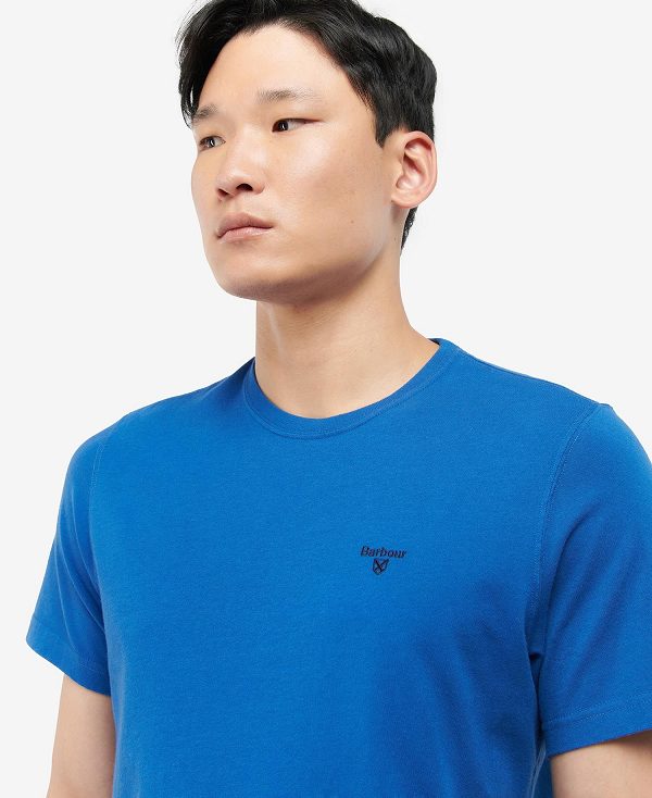 Barbour Essential Sports T-shirt μπλε | BABO88270