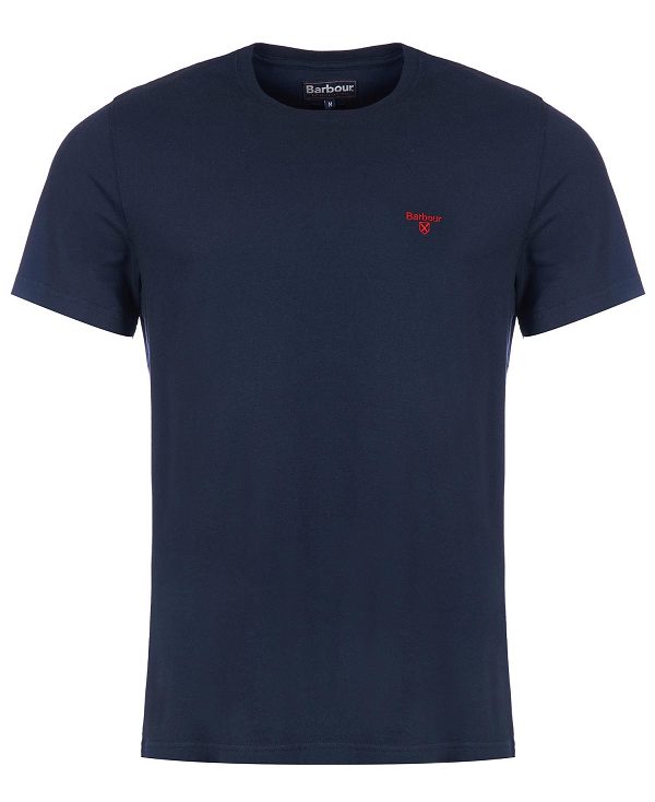 Barbour Essential Sports T-shirt μπλε | BABO88288