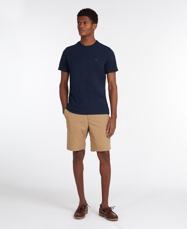 Barbour Essential Sports T-shirt μπλε | BABO88288