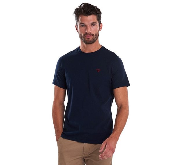 Barbour Essential Sports T-shirt μπλε | BABO88288