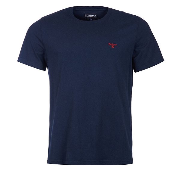 Barbour Essential Sports T-shirt μπλε | BABO88288