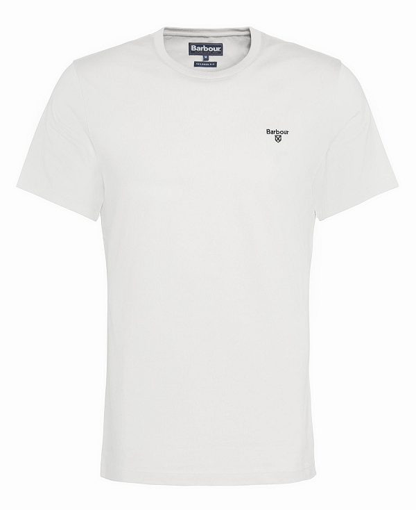 Barbour Essential Sports T-shirt Μπεζ | BABO88289