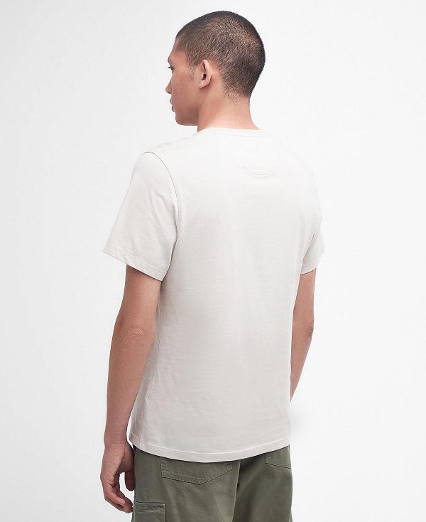 Barbour Essential Sports T-shirt Μπεζ | BABO88289
