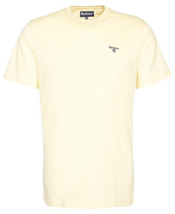 Barbour Essential Sports T-shirt λεμόνι | BABO88317