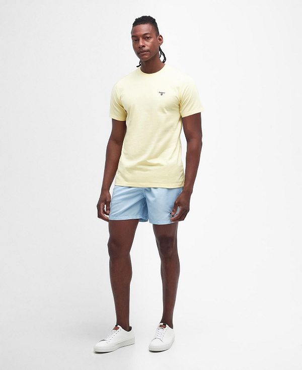 Barbour Essential Sports T-shirt λεμόνι | BABO88317