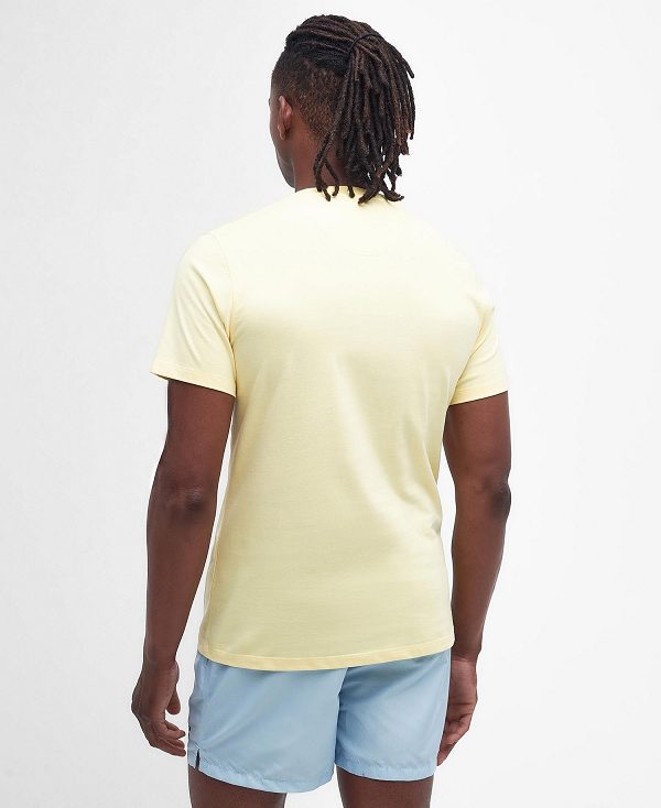 Barbour Essential Sports T-shirt λεμόνι | BABO88317