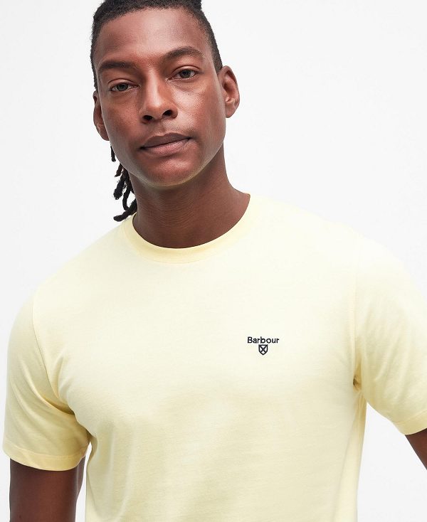 Barbour Essential Sports T-shirt λεμόνι | BABO88317