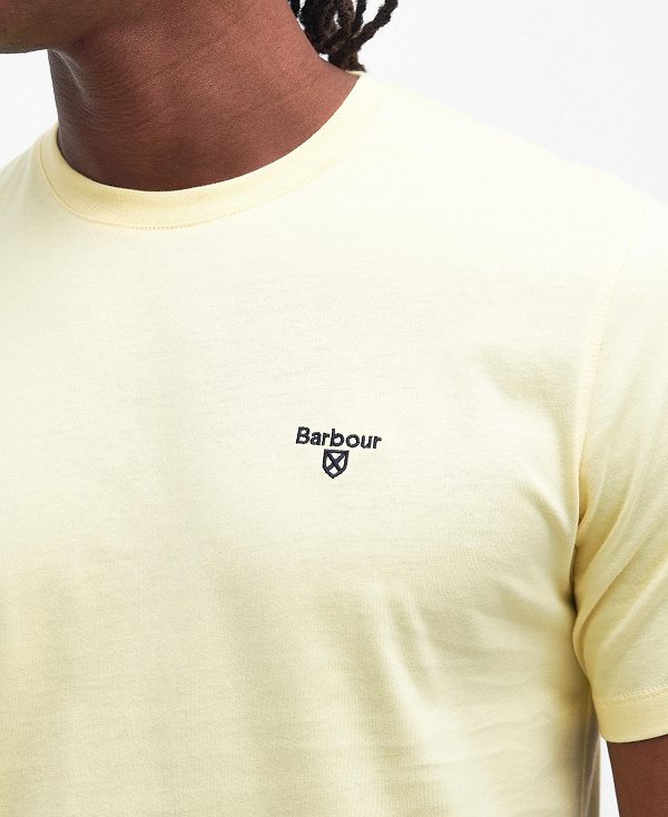 Barbour Essential Sports T-shirt λεμόνι | BABO88317