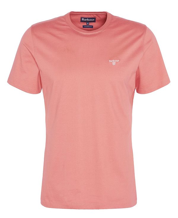 Barbour Essential Sports T-shirt ροζ | BABO88319