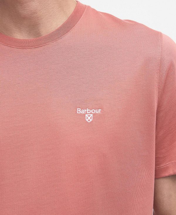Barbour Essential Sports T-shirt ροζ | BABO88319