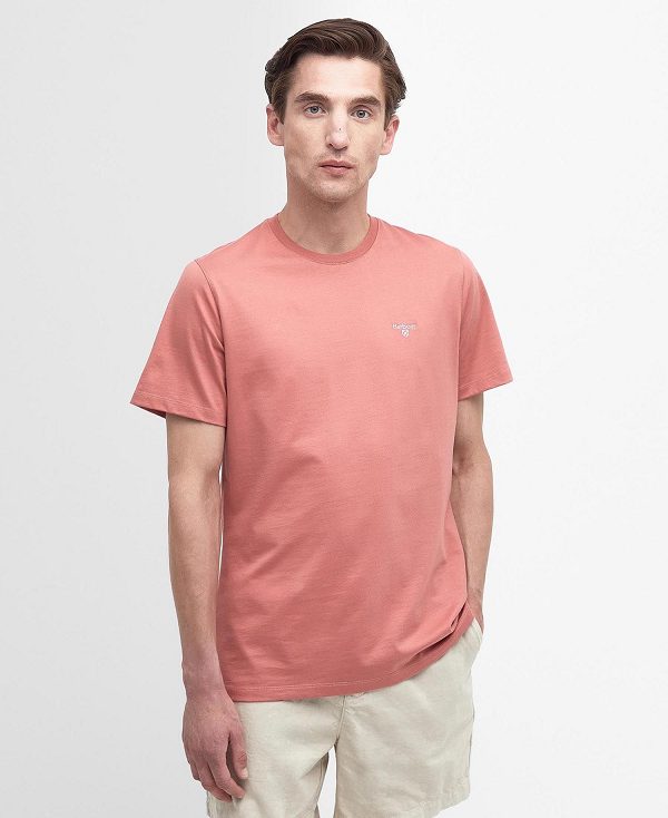 Barbour Essential Sports T-shirt ροζ | BABO88319
