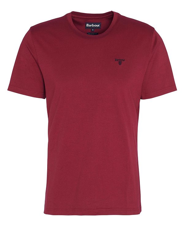 Barbour Essential Sports T-shirt κοκκινα | BABO88403