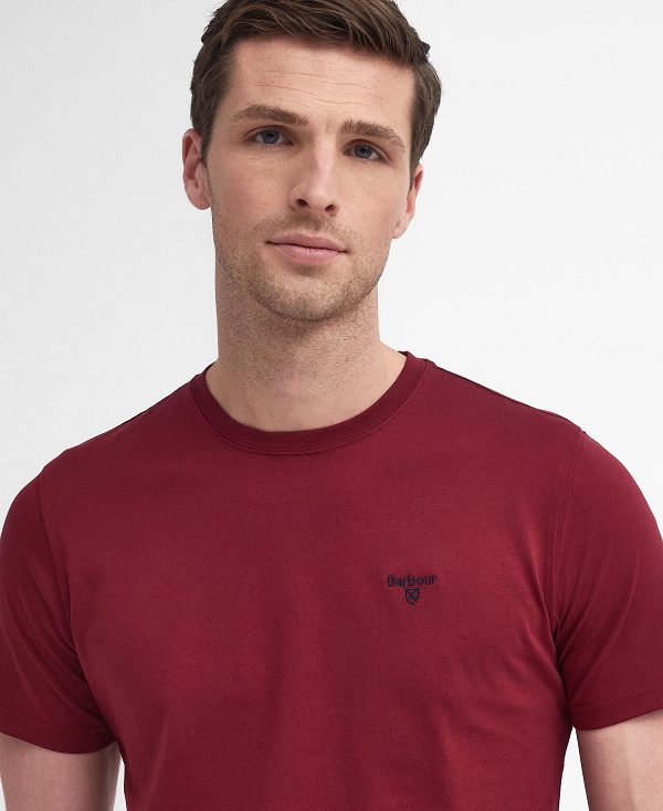 Barbour Essential Sports T-shirt κοκκινα | BABO88403
