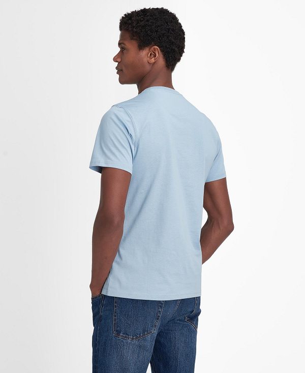 Barbour Essential Sports T-shirt μπλε | BABO88407