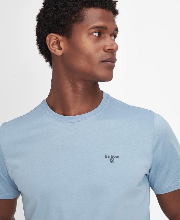 Barbour Essential Sports T-shirt μπλε | BABO88407