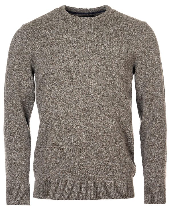 Barbour Essential Tisbury Crew-neck Sweatshirt βαθυ γκρι | BABO88508
