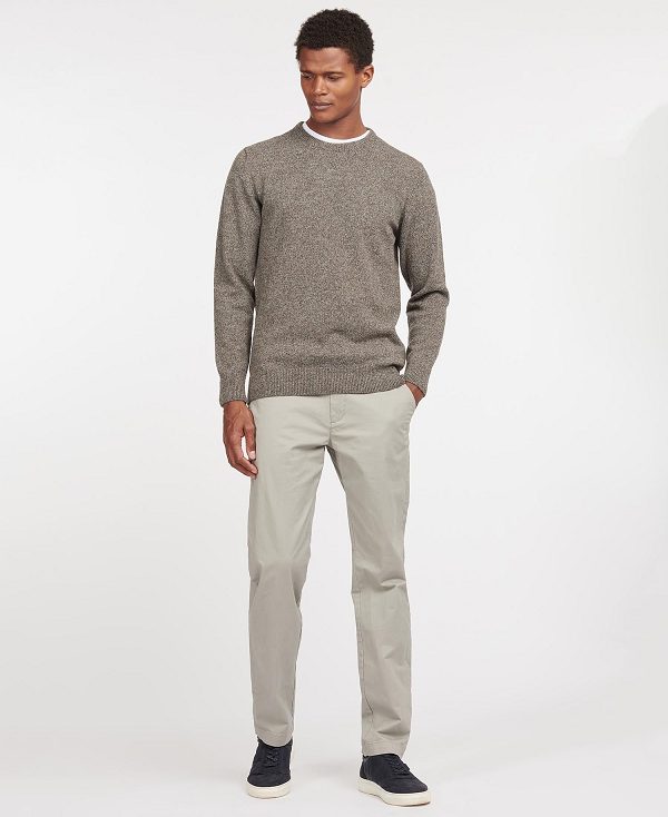 Barbour Essential Tisbury Crew-neck Sweatshirt βαθυ γκρι | BABO88508