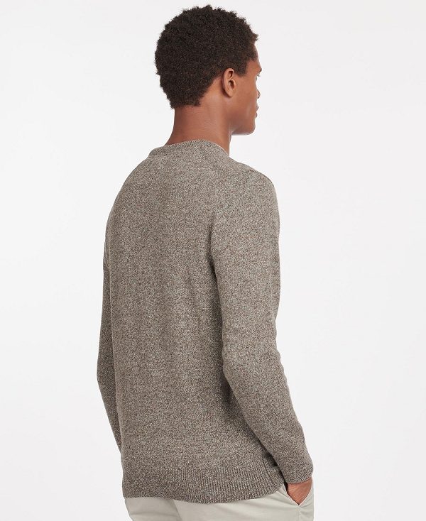 Barbour Essential Tisbury Crew-neck Sweatshirt βαθυ γκρι | BABO88508