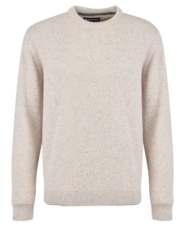 Barbour Essential Tisbury Crew-neck Sweatshirt γκρι | BABO88542