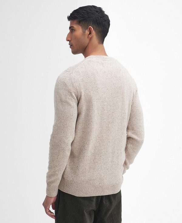 Barbour Essential Tisbury Crew-neck Sweatshirt γκρι | BABO88542