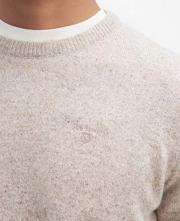 Barbour Essential Tisbury Crew-neck Sweatshirt γκρι | BABO88542