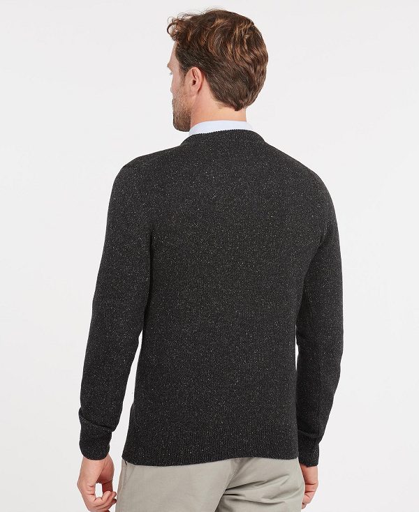 Barbour Essential Tisbury Crew-neck Sweatshirt μαυρα | BABO88543