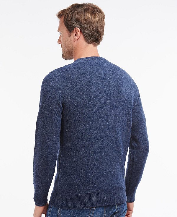Barbour Essential Tisbury Crew-neck Sweatshirt σκουρο μπλε | BABO88568