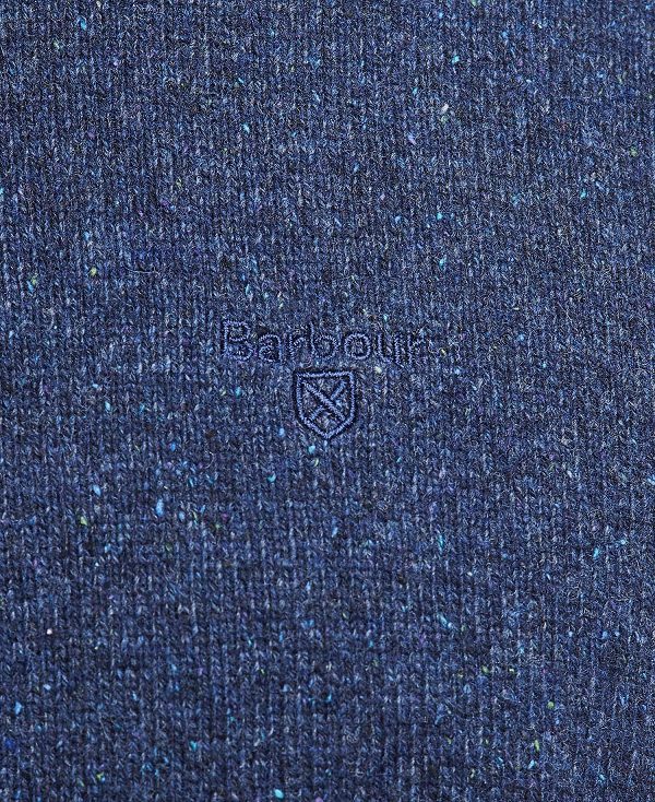 Barbour Essential Tisbury Crew-neck Sweatshirt σκουρο μπλε | BABO88568