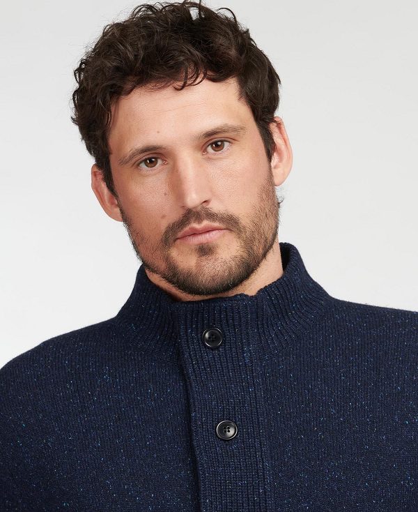 Barbour Essential Tisbury Sweatshirt σκουρο μπλε | BABO88566