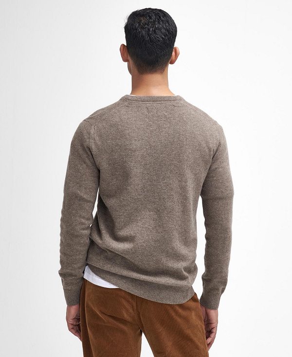 Barbour Essential V-neck Jumpers Μπεζ | BABO88655
