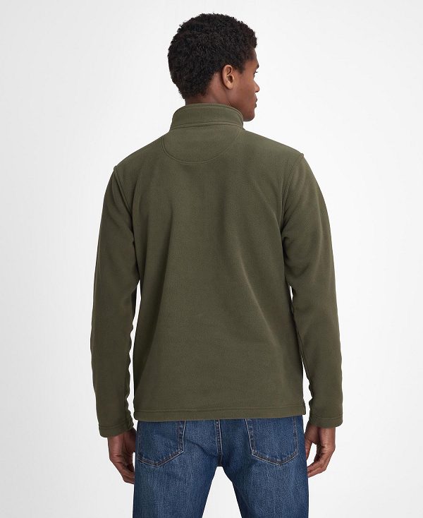 Barbour Essentials Half-zip Fleece πρασινο | BABO88707
