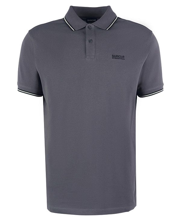 Barbour Event Multi Tipped Polo βαθυ γκρι | BABO88046
