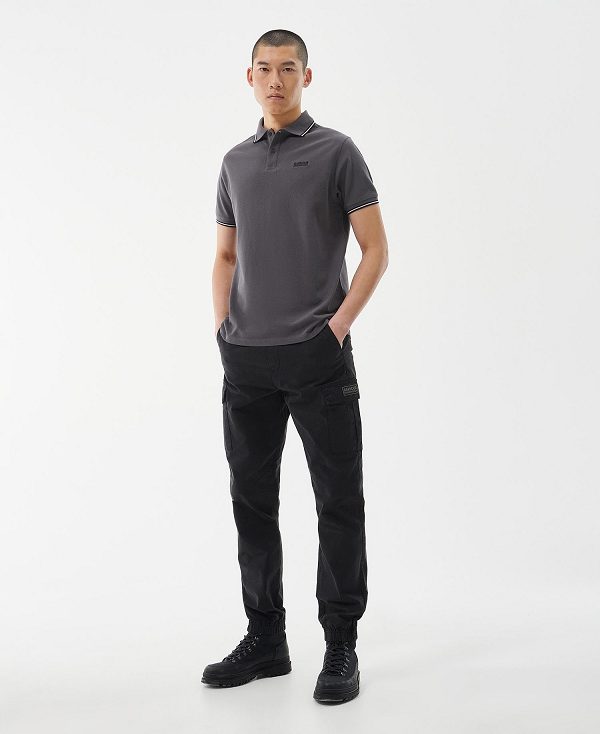 Barbour Event Multi Tipped Polo βαθυ γκρι | BABO88046