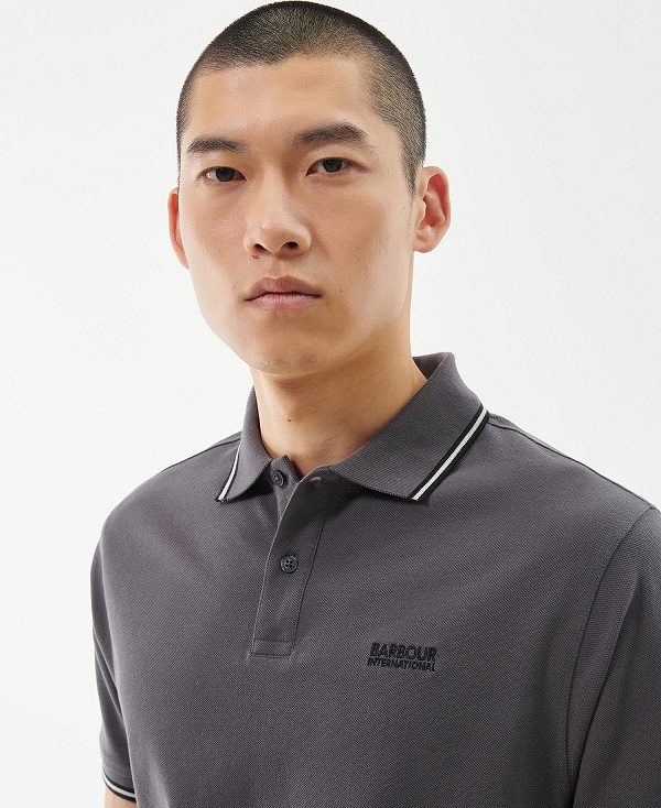 Barbour Event Multi Tipped Polo βαθυ γκρι | BABO88046