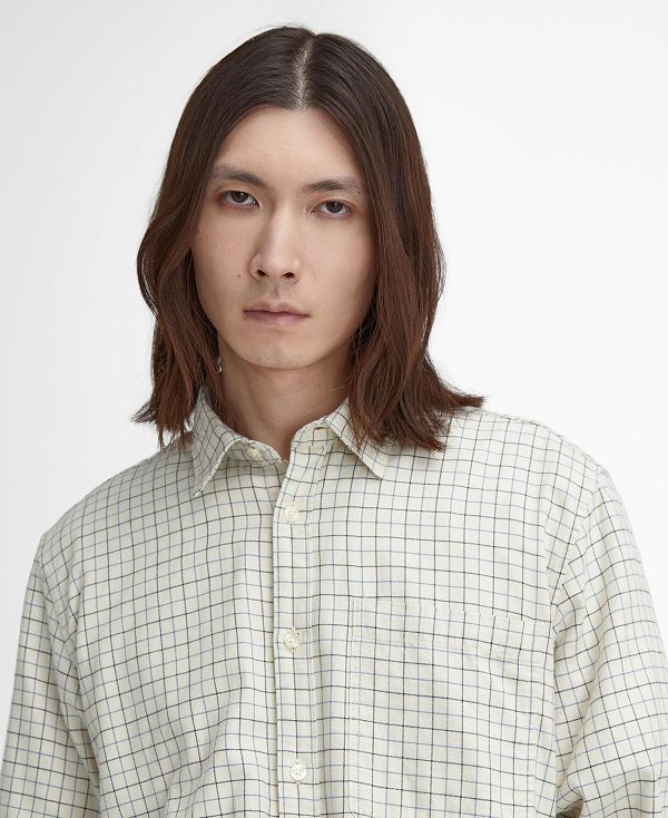 Barbour Farrar Oversized Long Sleeved Shirt μπλε | BABO87925