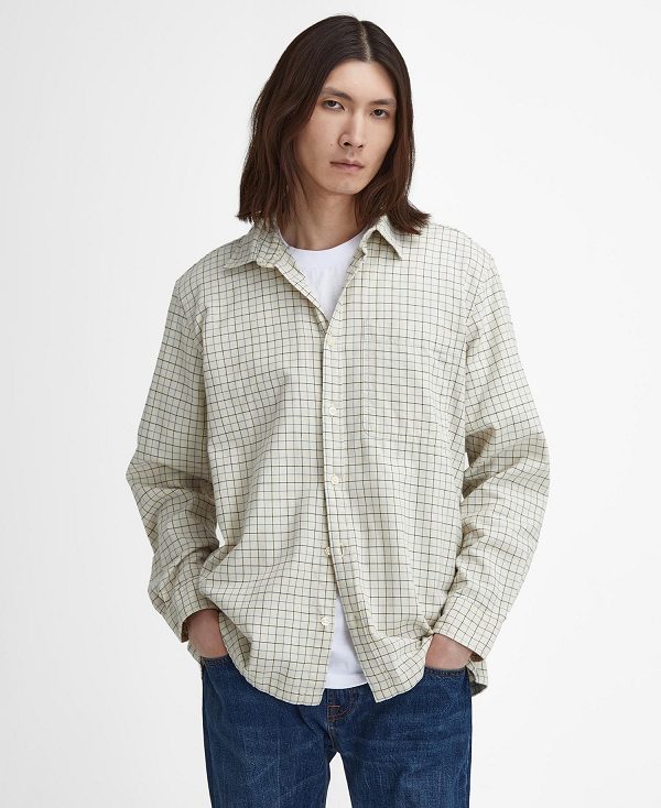 Barbour Farrar Oversized Long Sleeved Shirt μπλε | BABO87925