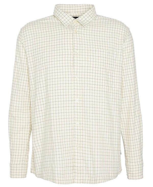Barbour Farrar Oversized Long-sleeved Shirt πρασινο | BABO87903