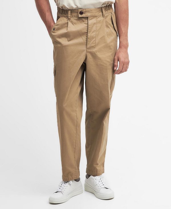 Barbour Faulkner Tapered Cargo Trousers καφε | BABO88791